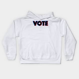 Glitch Vote Kids Hoodie